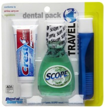 Một bộ sản phẩm vệ sinh răng miệng cần thiết nhỏ gọn phù hợp đi du lịch