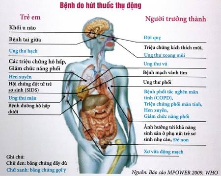 Bệnh do thuốc lá thụ động
