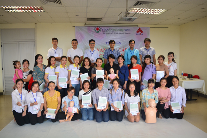 Tập Huấn Sơ cấp Cứu tại Huế năm 2018