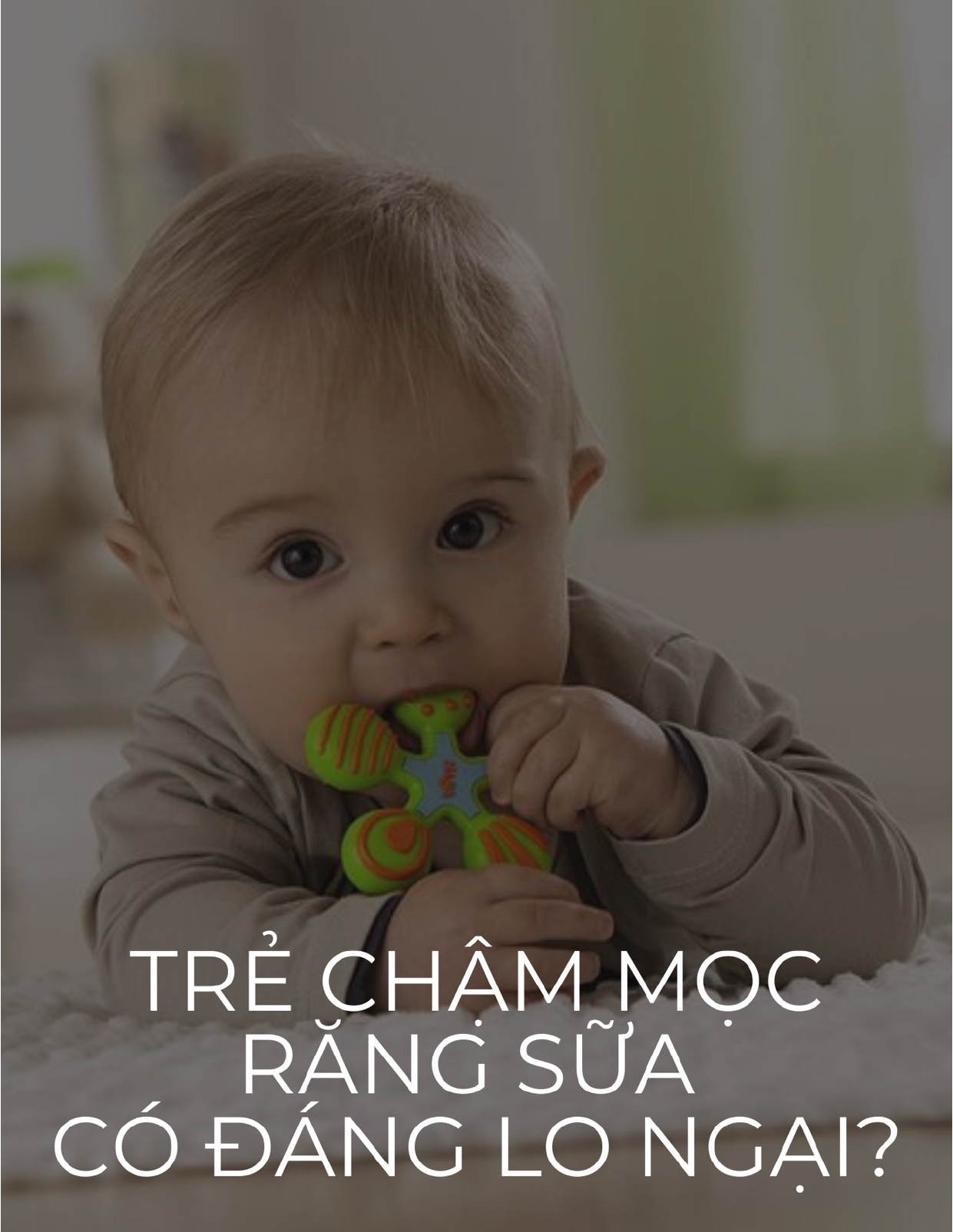 Trẻ chậm mọc răng sữa có đáng lo ngại?