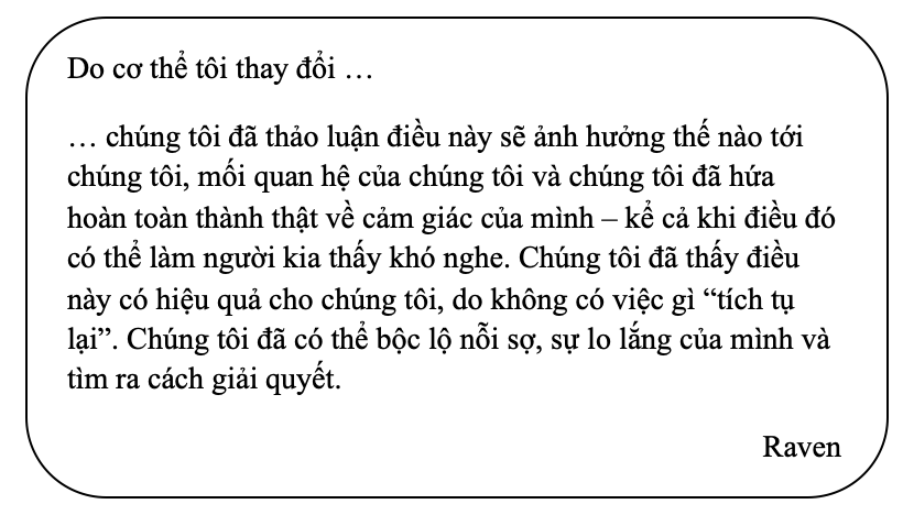Cơ thể bạn, sự gần gũi và tình dục 