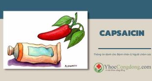 Capsaicin - Thông tin dành cho Bệnh nhân & Người chăm sóc